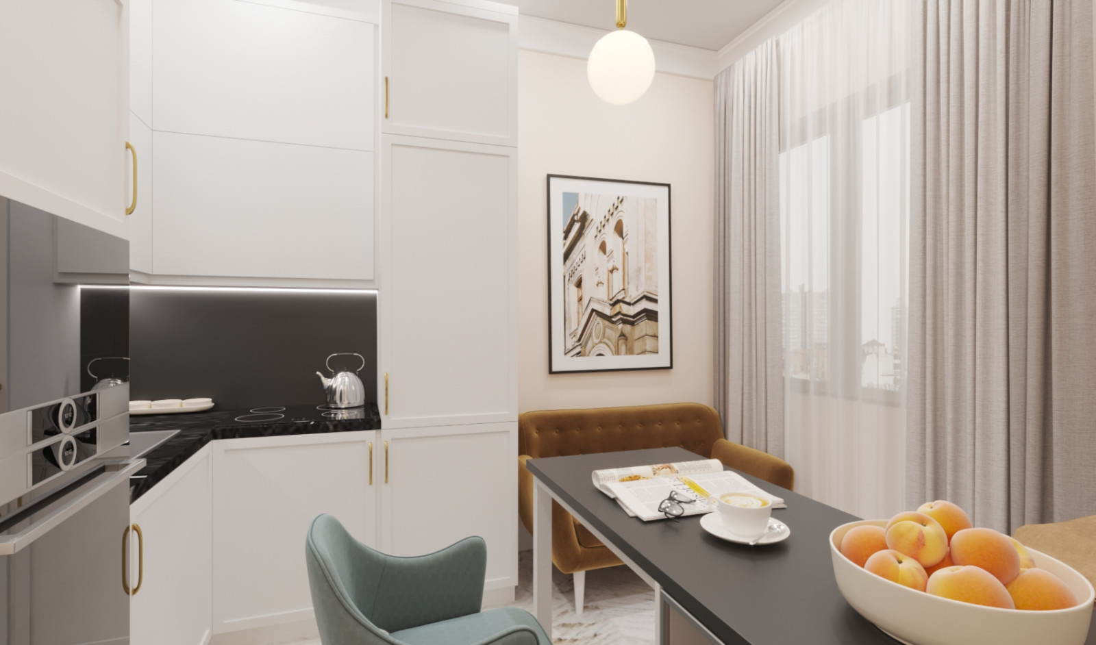 Квартира с видом на Москва-сити