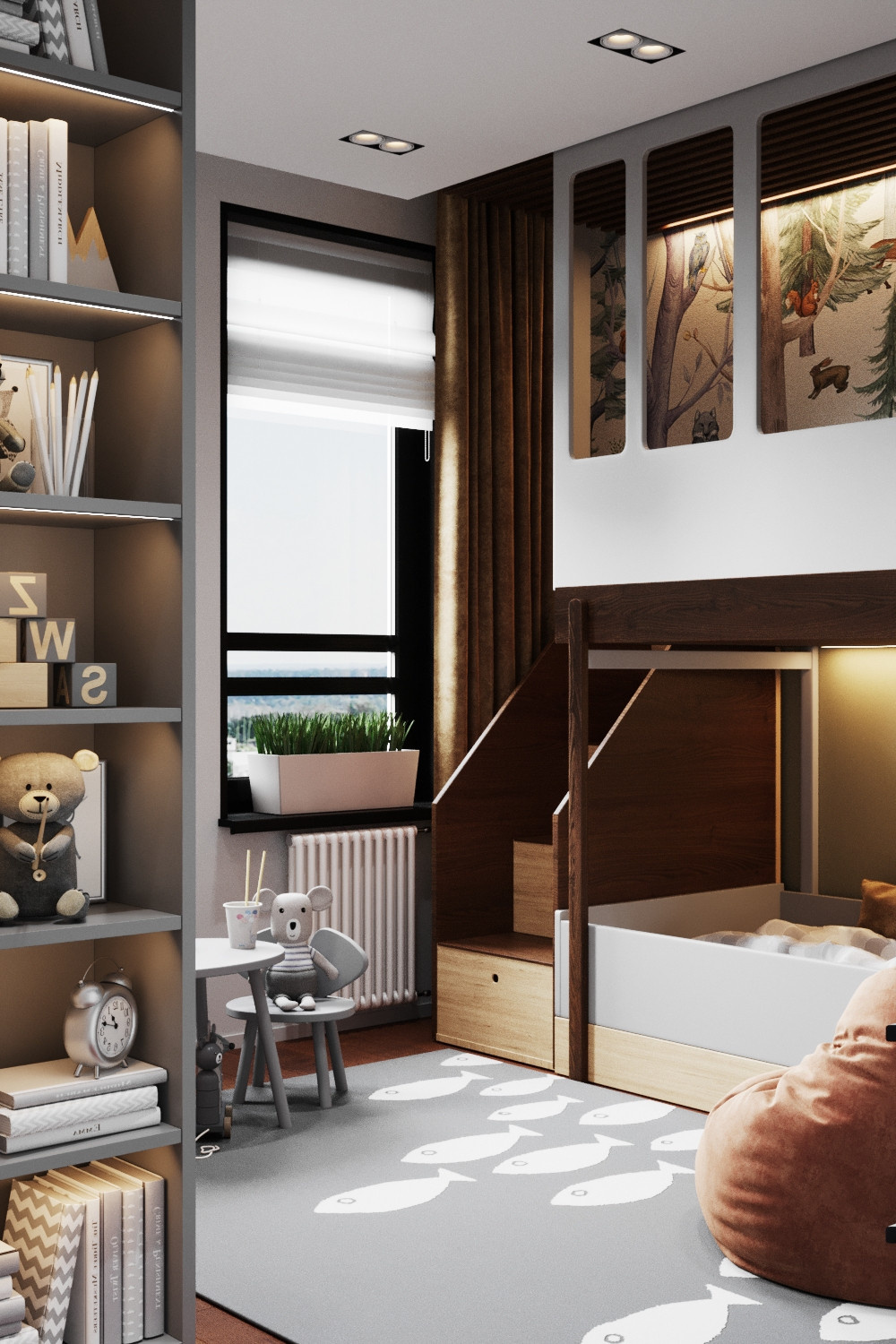 Ремонт в ЖК THE MID, 83 m2
