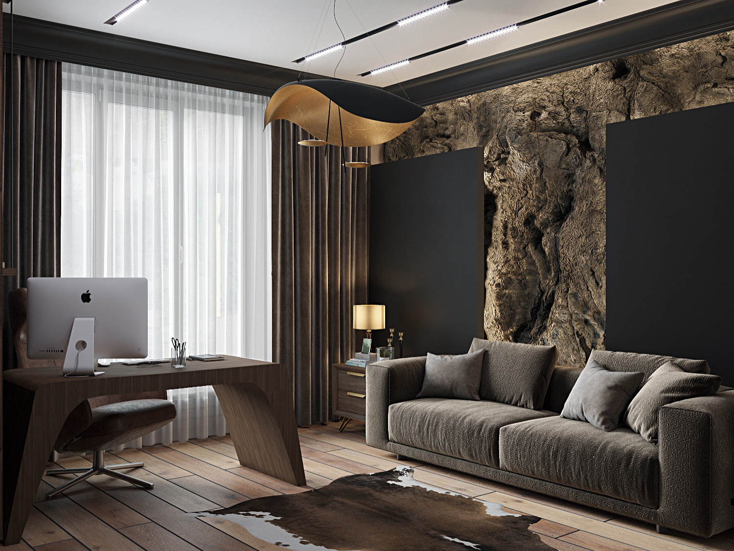 Ямное 550м2, кабинет
