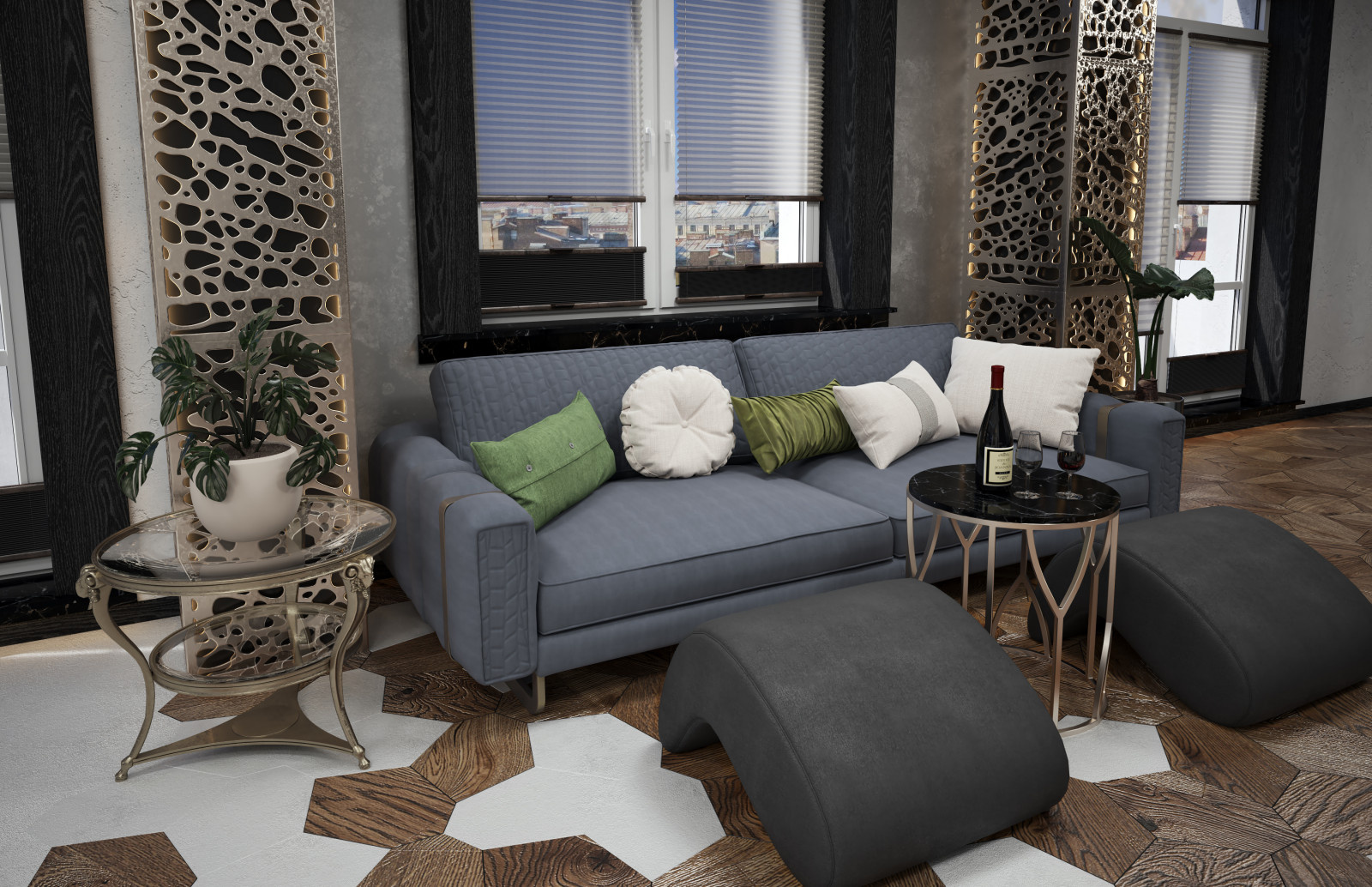 Квартира Опен спейс. 120 кв.м.