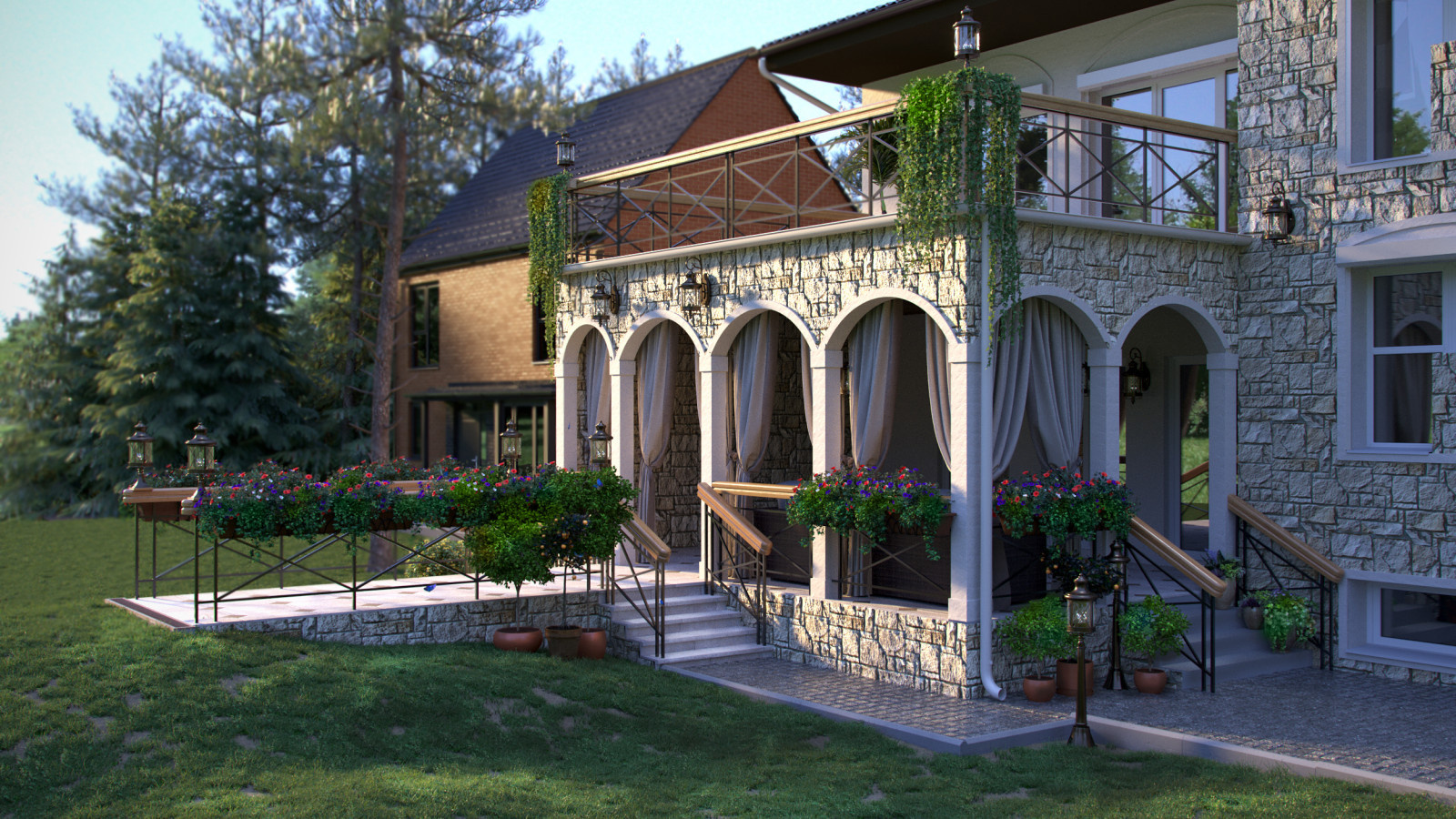Veranda by the sea