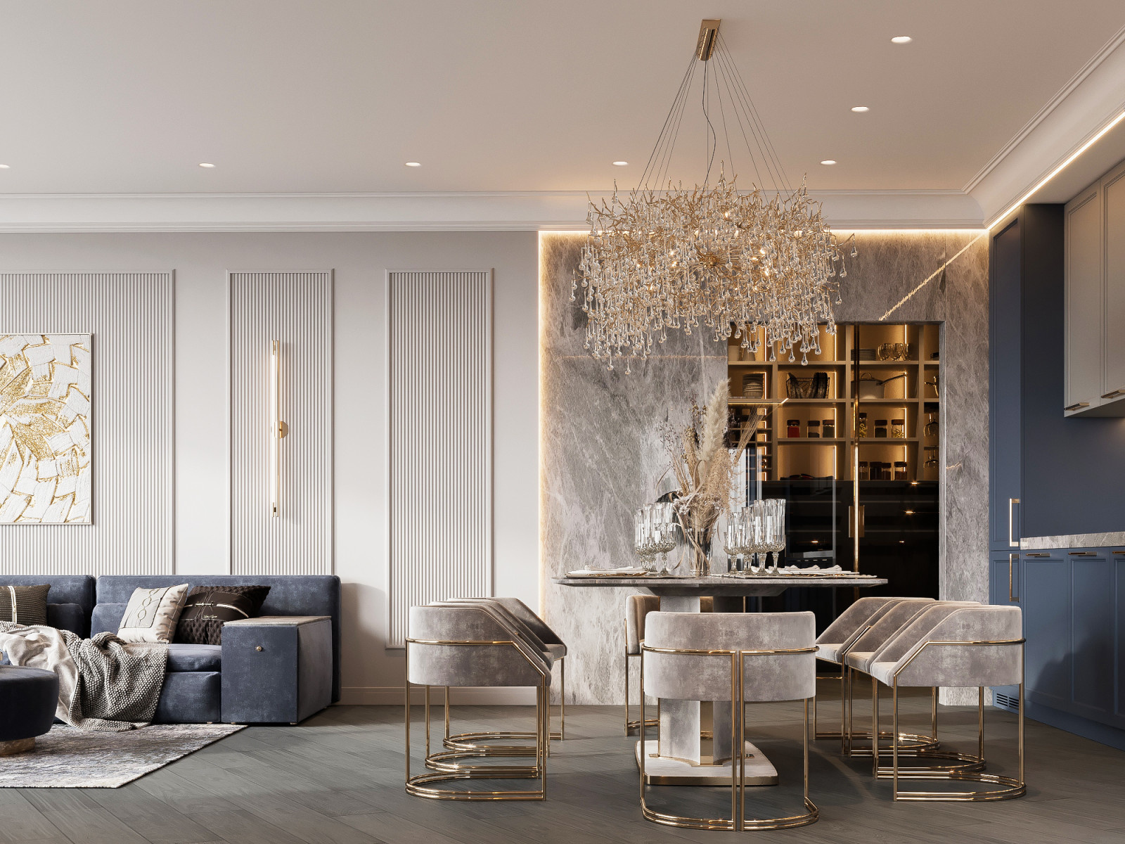 КВАРТИРА НА ЛЕНИНСКОМ ПРОСПЕКТЕ (184 М2)