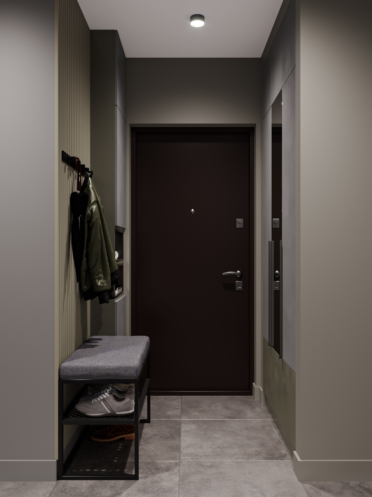 Blackflat. Квартира в ЖК Палаццио, 45 кв.м.