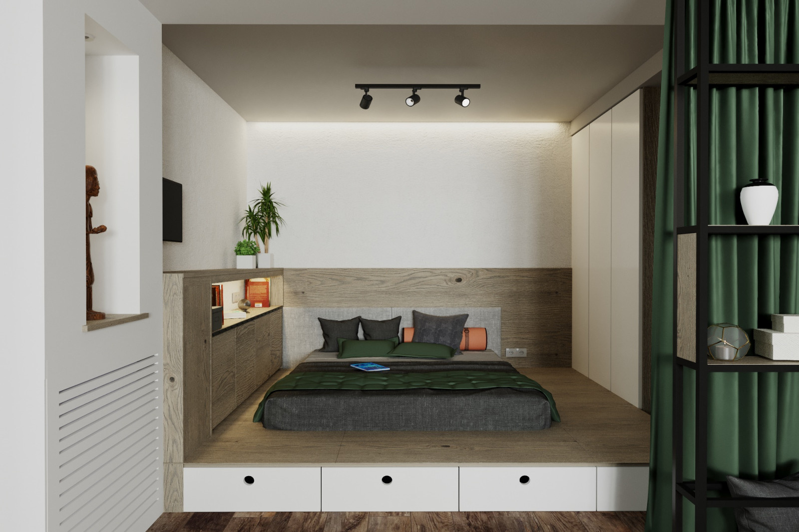 Квартира-студия 80 м2