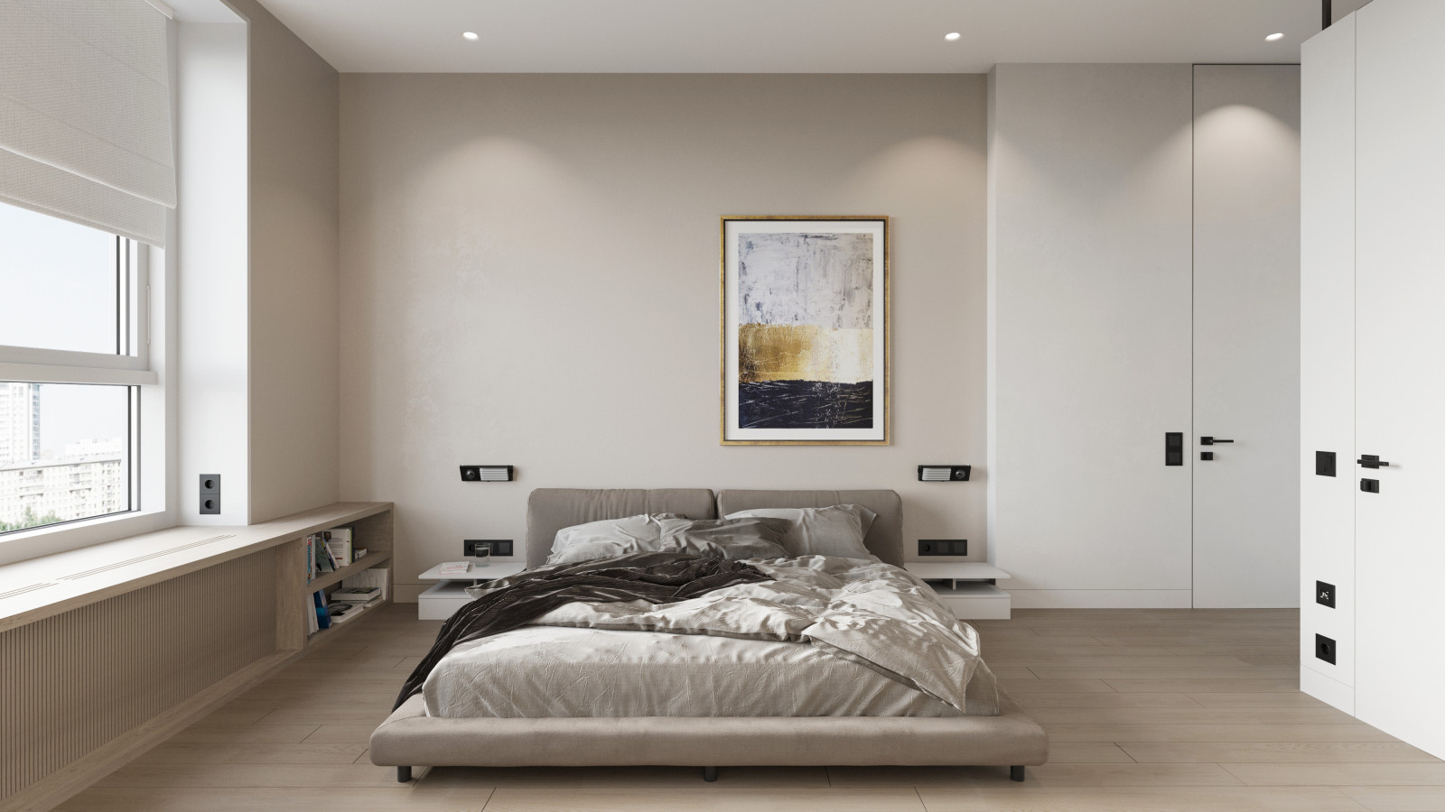 Bedroom in the Residence of Architects