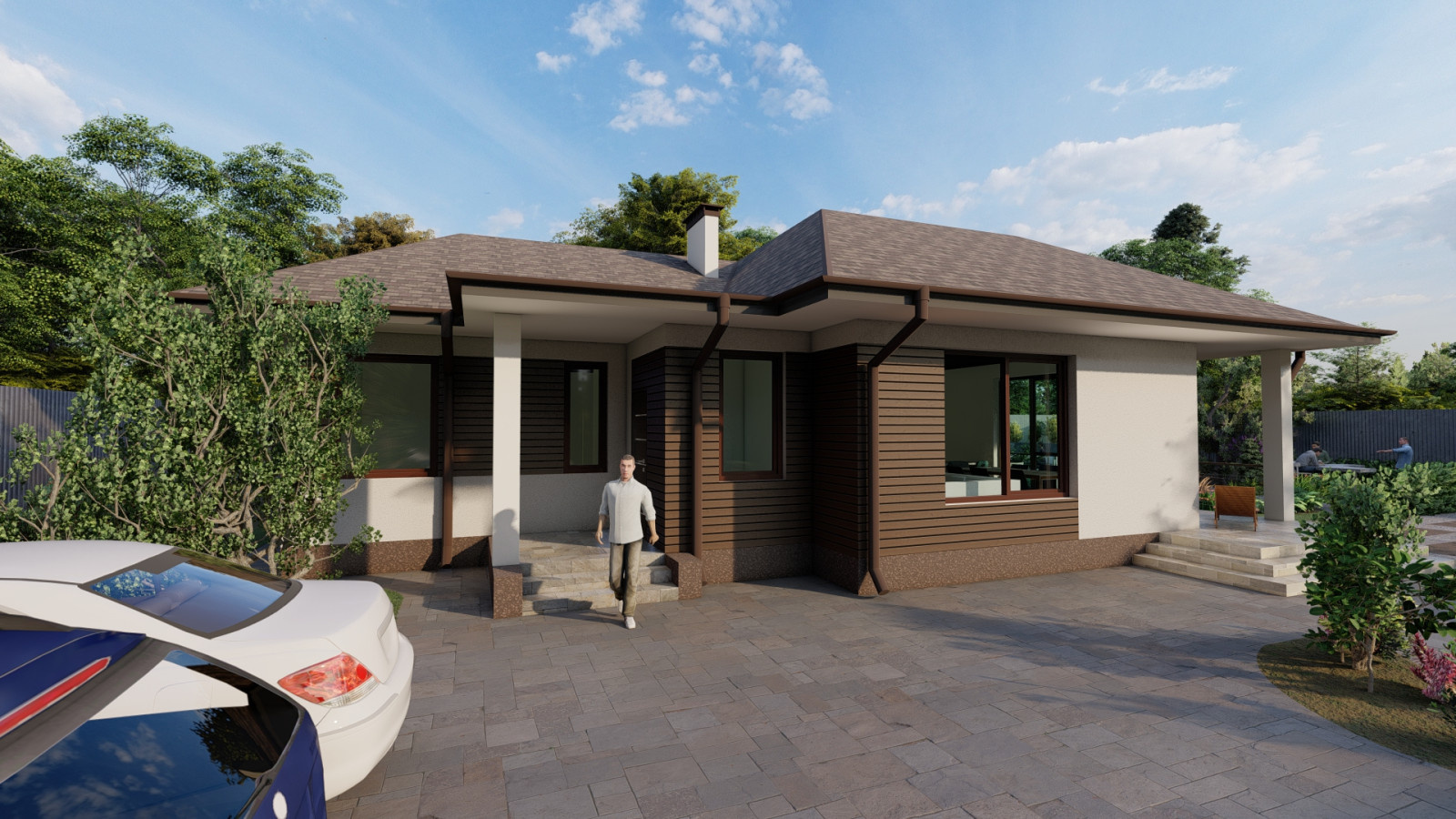 Индивидуальный жилой дом в городе Краснодаре