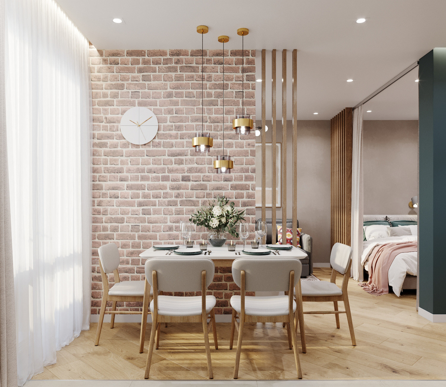 Дизайн- проект квартиры 55,46  м²