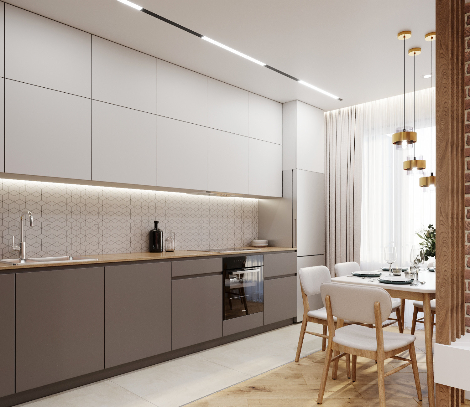 Дизайн- проект квартиры 55,46  м²