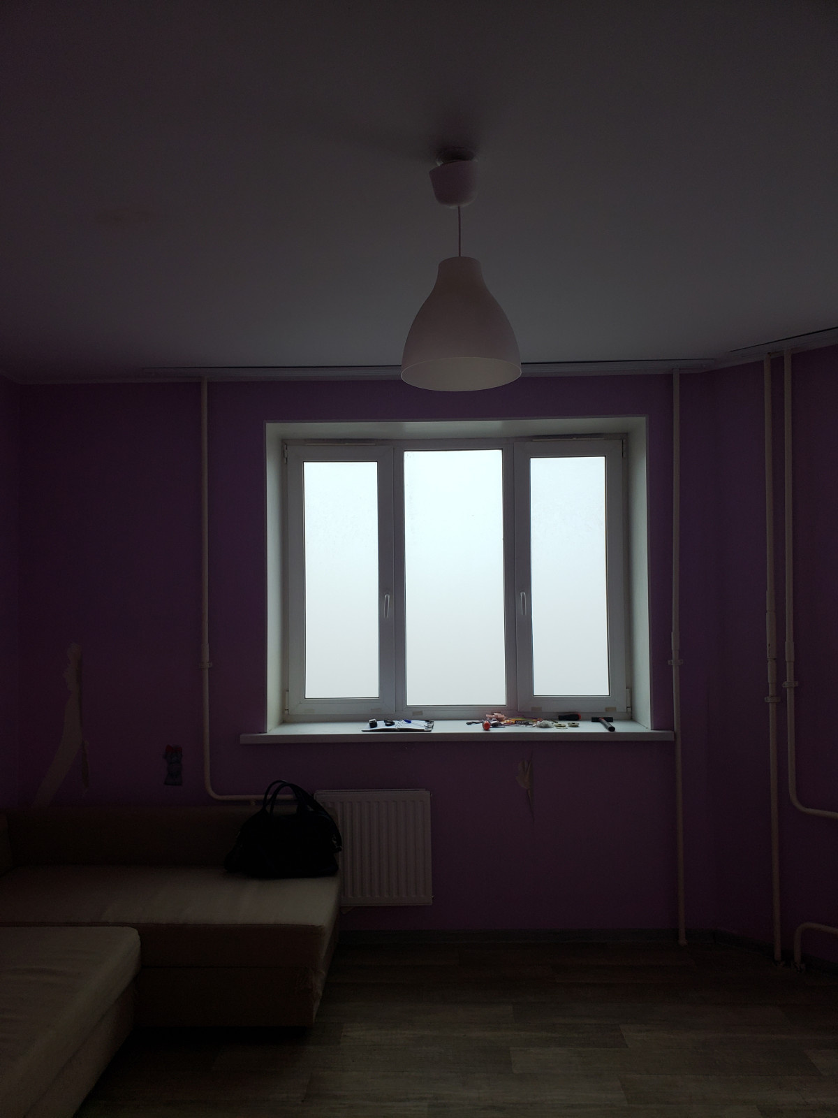 До и после: 35 кв.м. — пятиугольная квартира