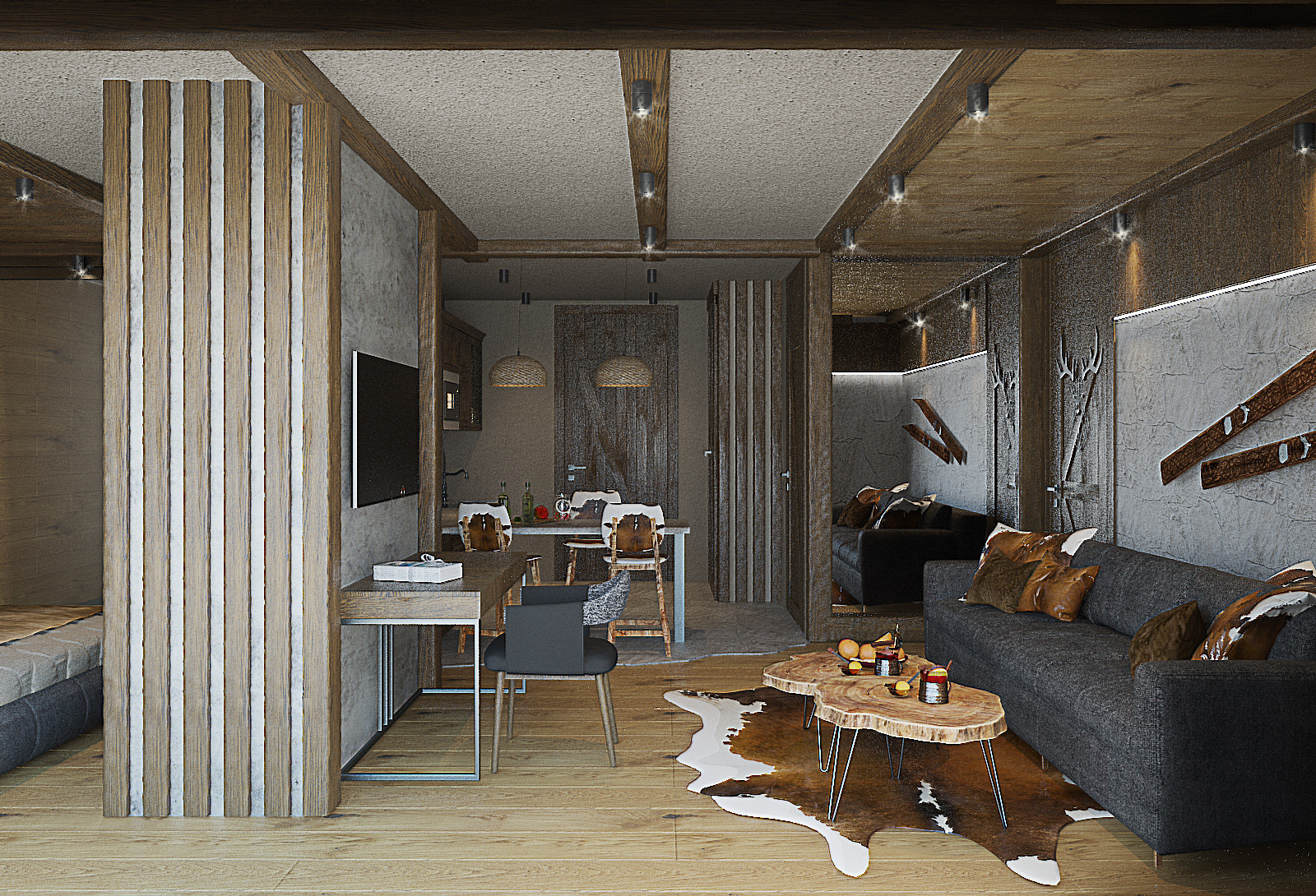 Апартаменты 45 м.кв.,  Горнолыжный курорт Нассфельд, Австрия