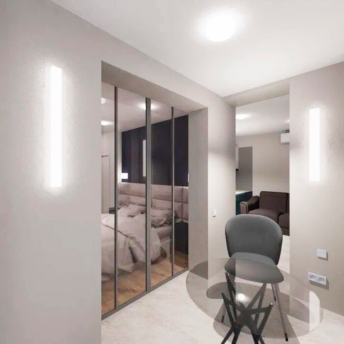 Дизайн-проект в новостройке 60 м²