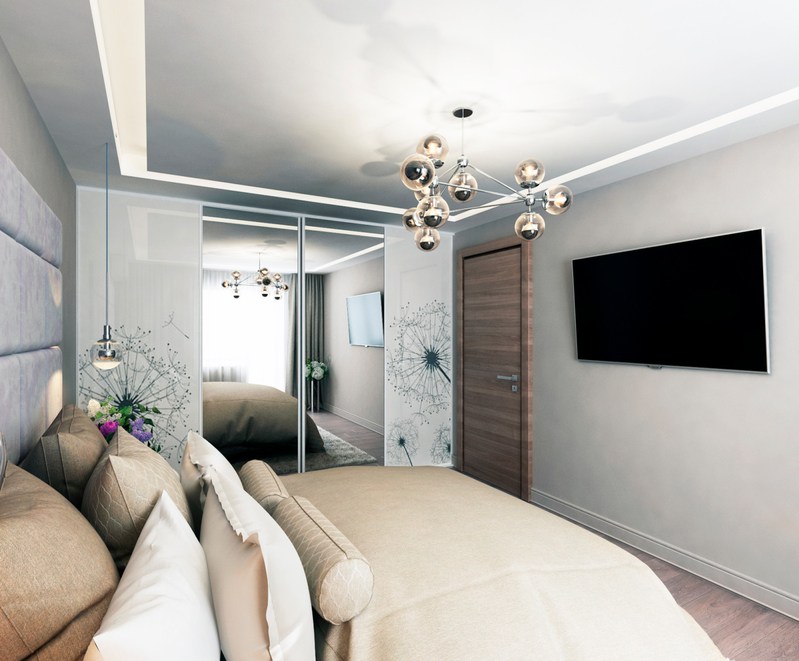 Дизайн-проект неоклассика 71 м²
