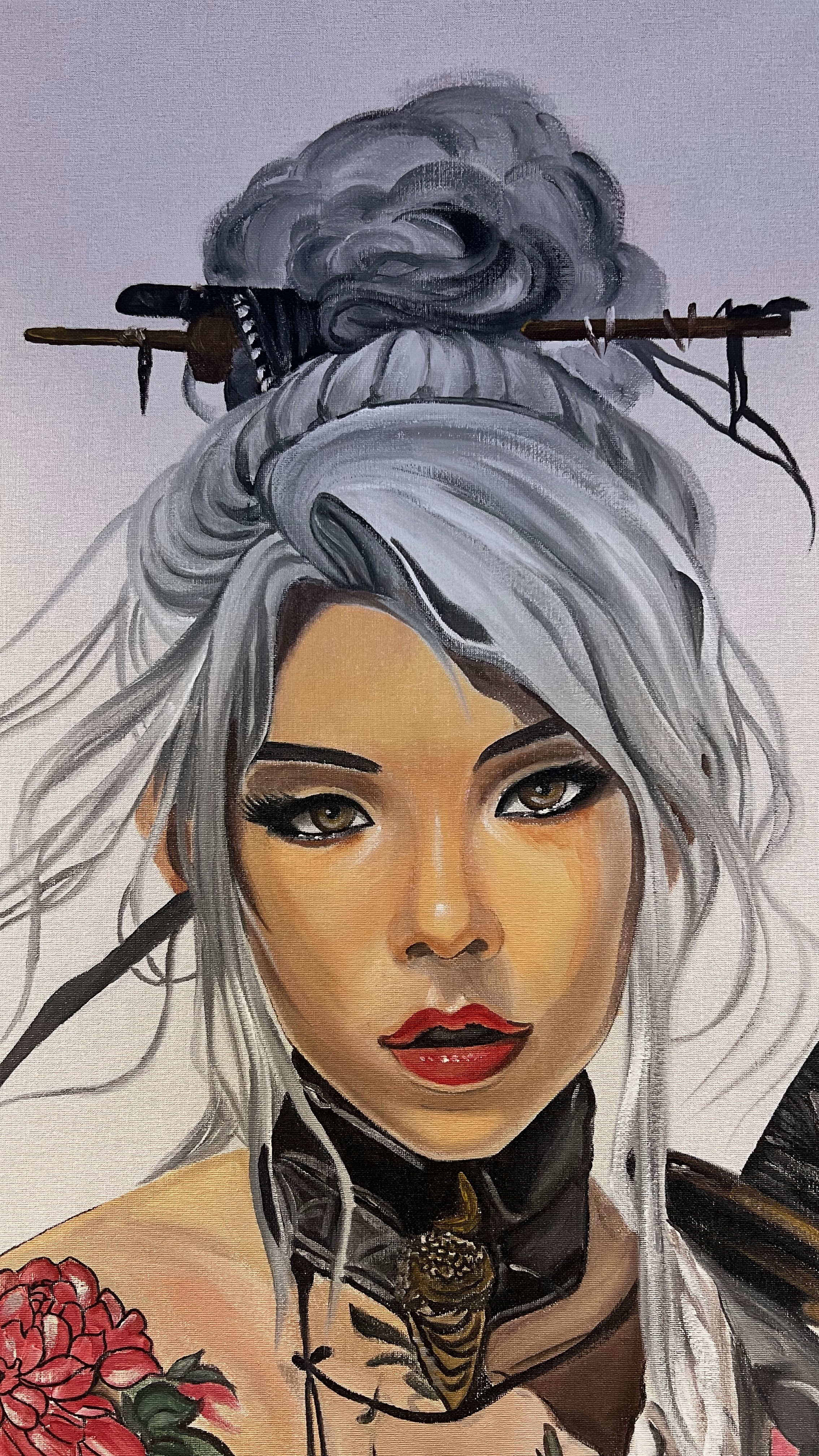 Роспись стен в салоне красоты