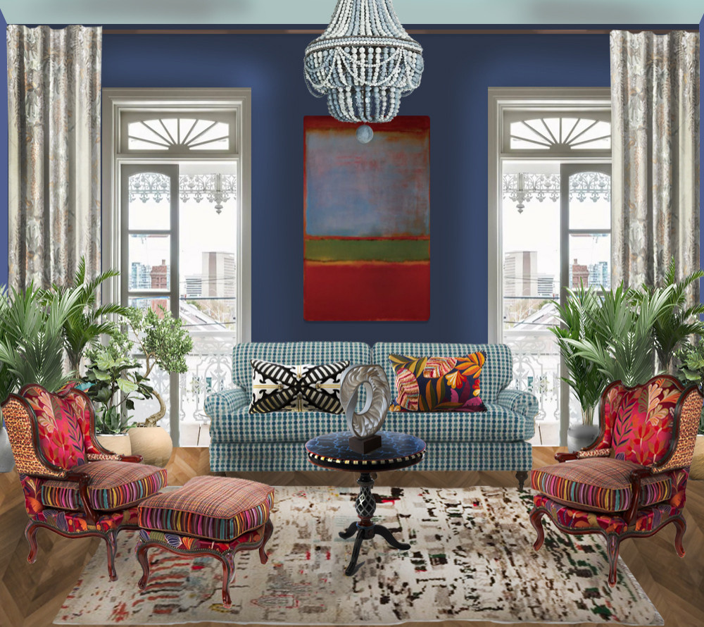 Bright eclectic space