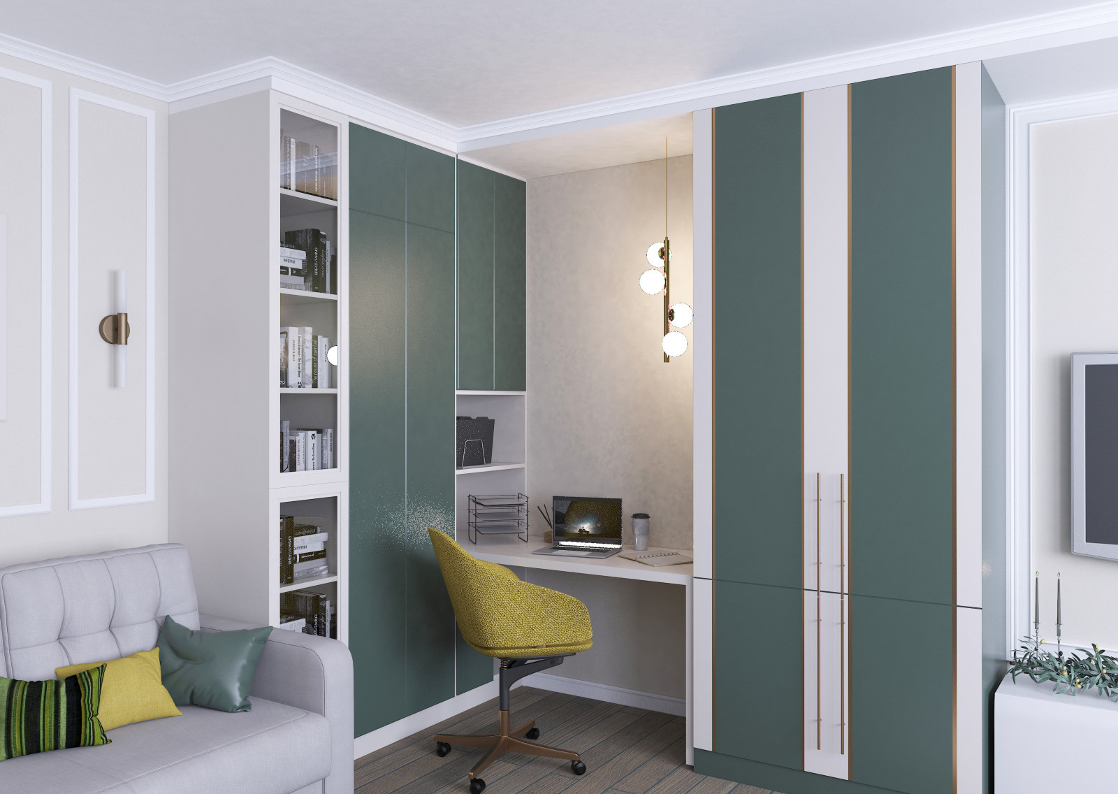 Интерьер 2-х комнатной квартиры 53,0м.кв.