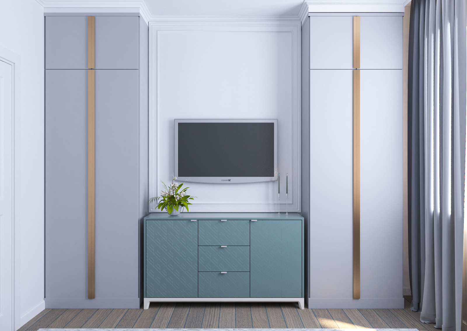 Интерьер 2-х комнатной квартиры 53,0м.кв.