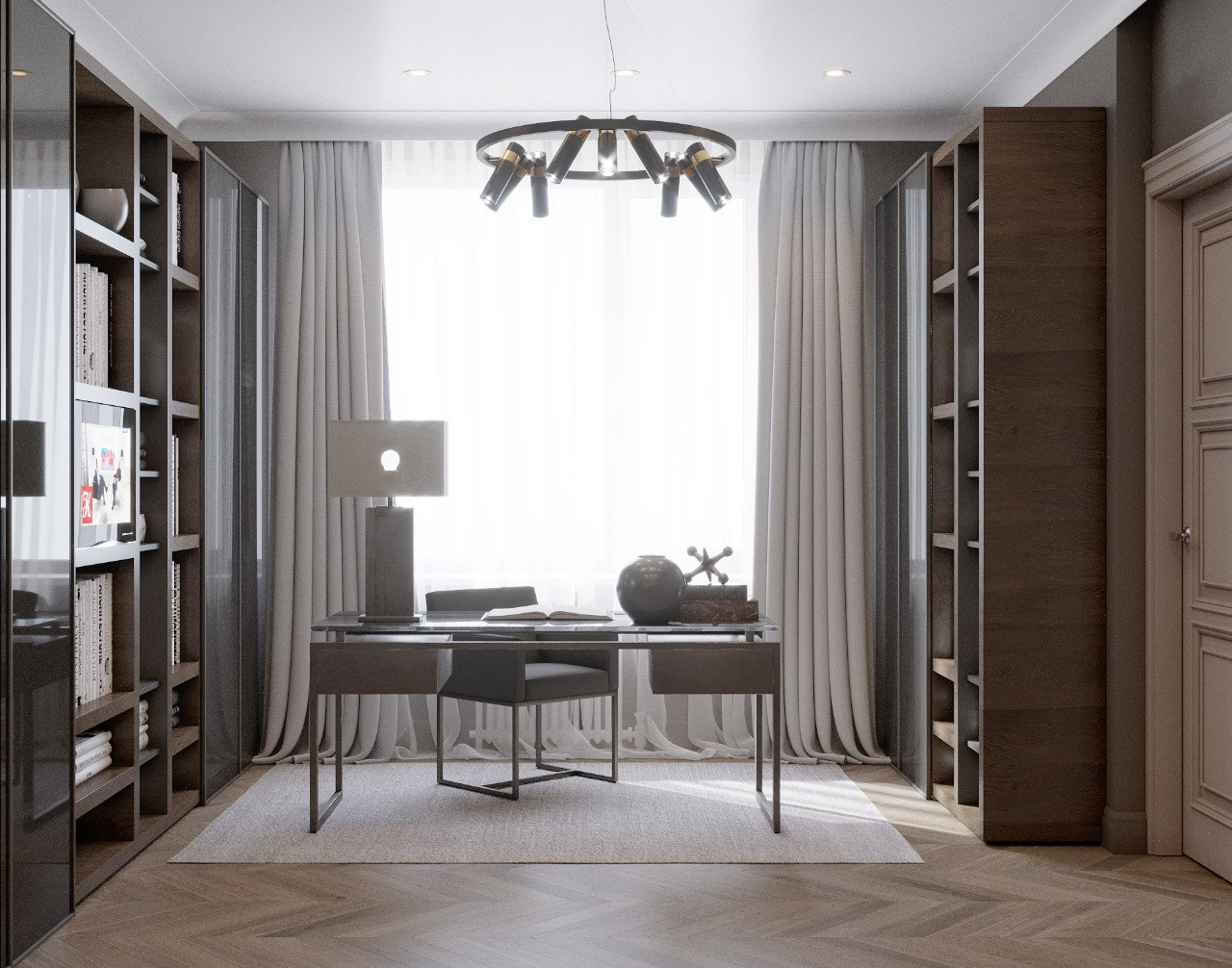 Квартира 104м2 Современная классика