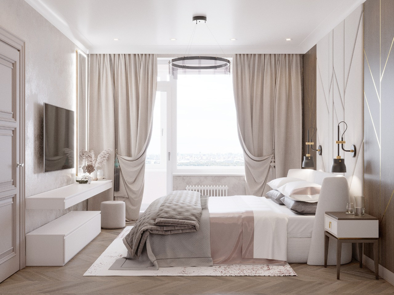 Квартира 104м2 Современная классика