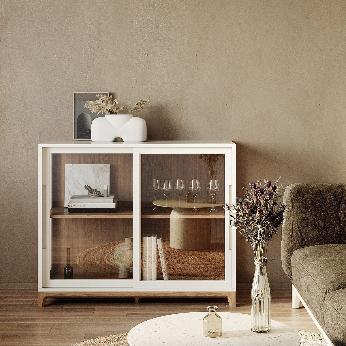 Низкая витрина CASE