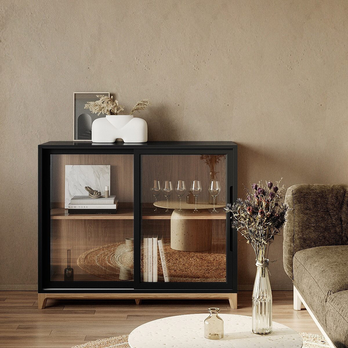 Низкая витрина CASE