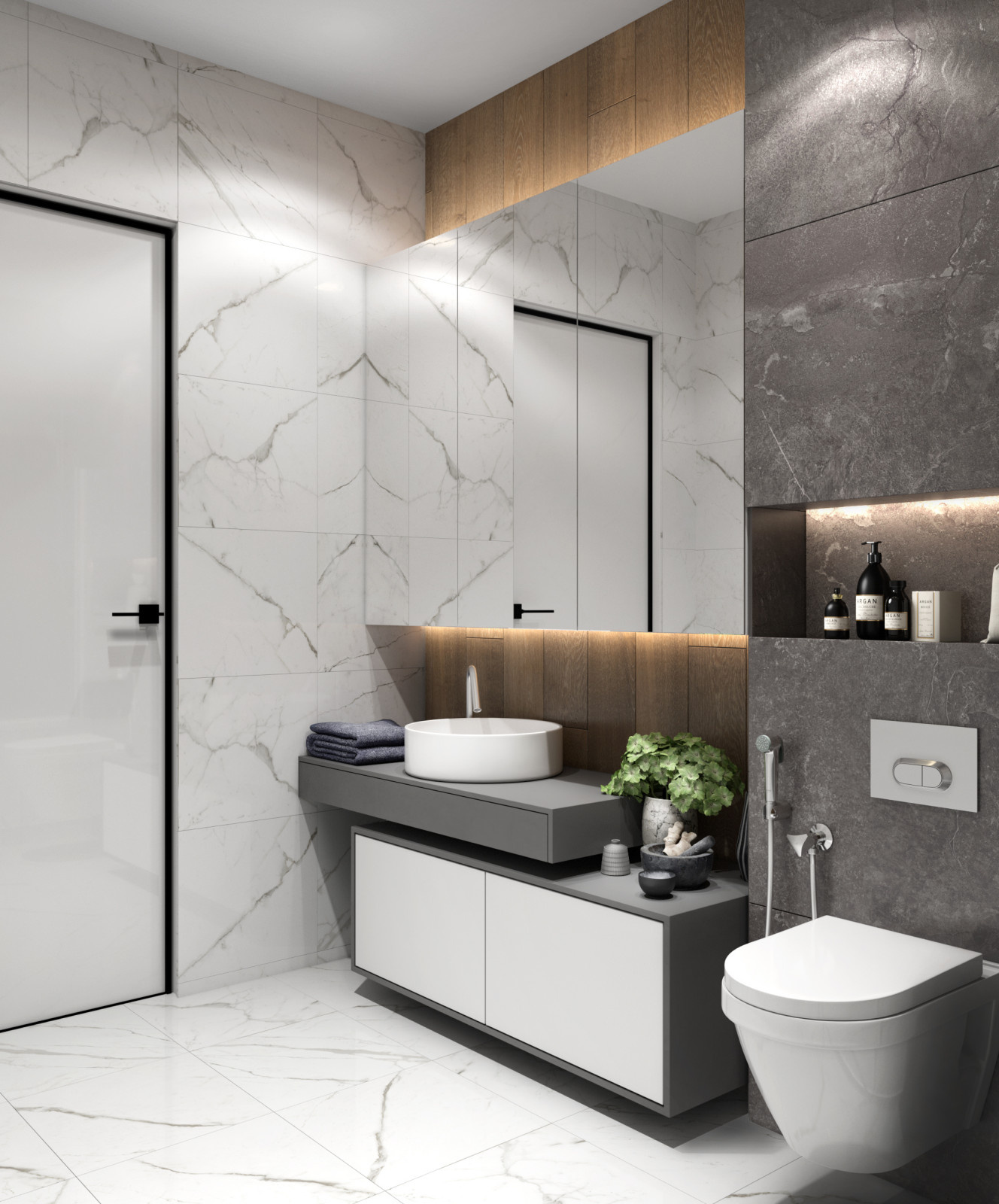 Дизайн интерьера квартиры в ЖК EXCLUSIVE LIFE 140квМ