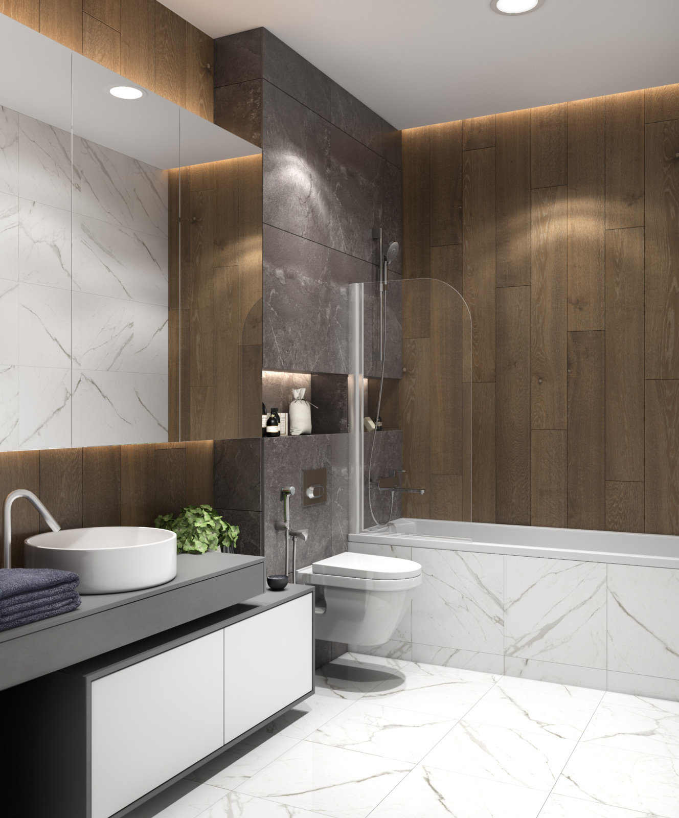 Дизайн интерьера квартиры в ЖК EXCLUSIVE LIFE 140квМ