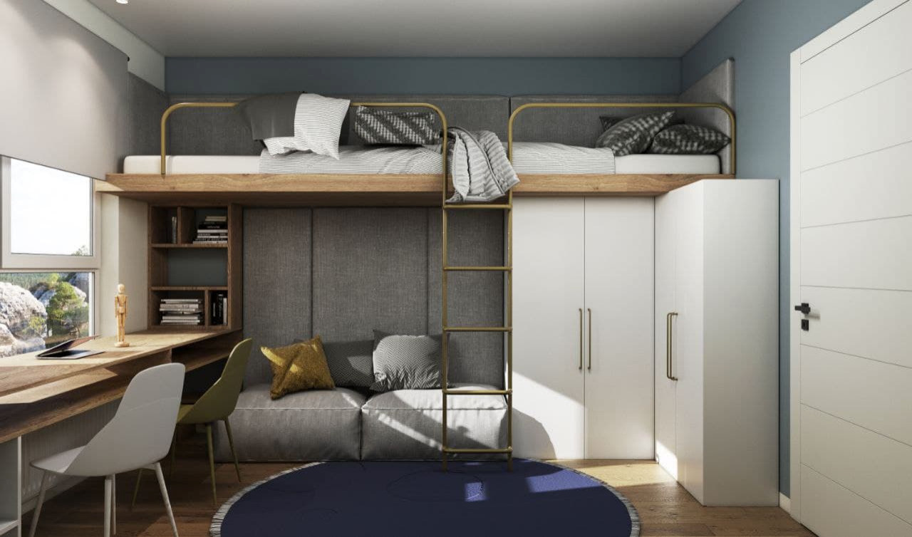 Дизайн-проект квартиры в ЖК Apartamenty w Parku Lotników , 65 кв.м