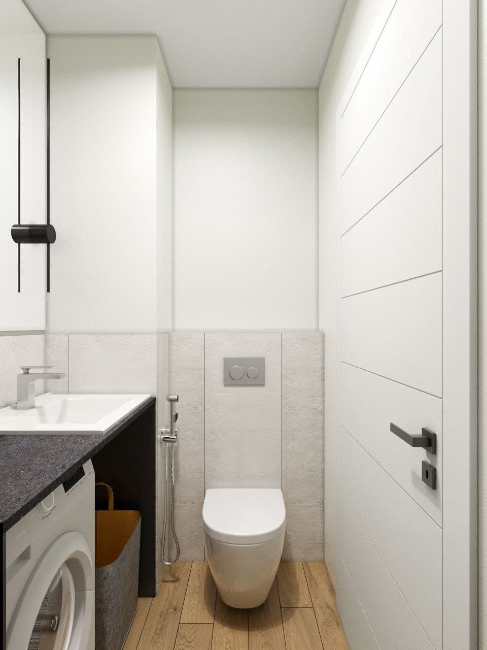 Дизайн-проект квартиры в ЖК Apartamenty w Parku Lotników , 65 кв.м