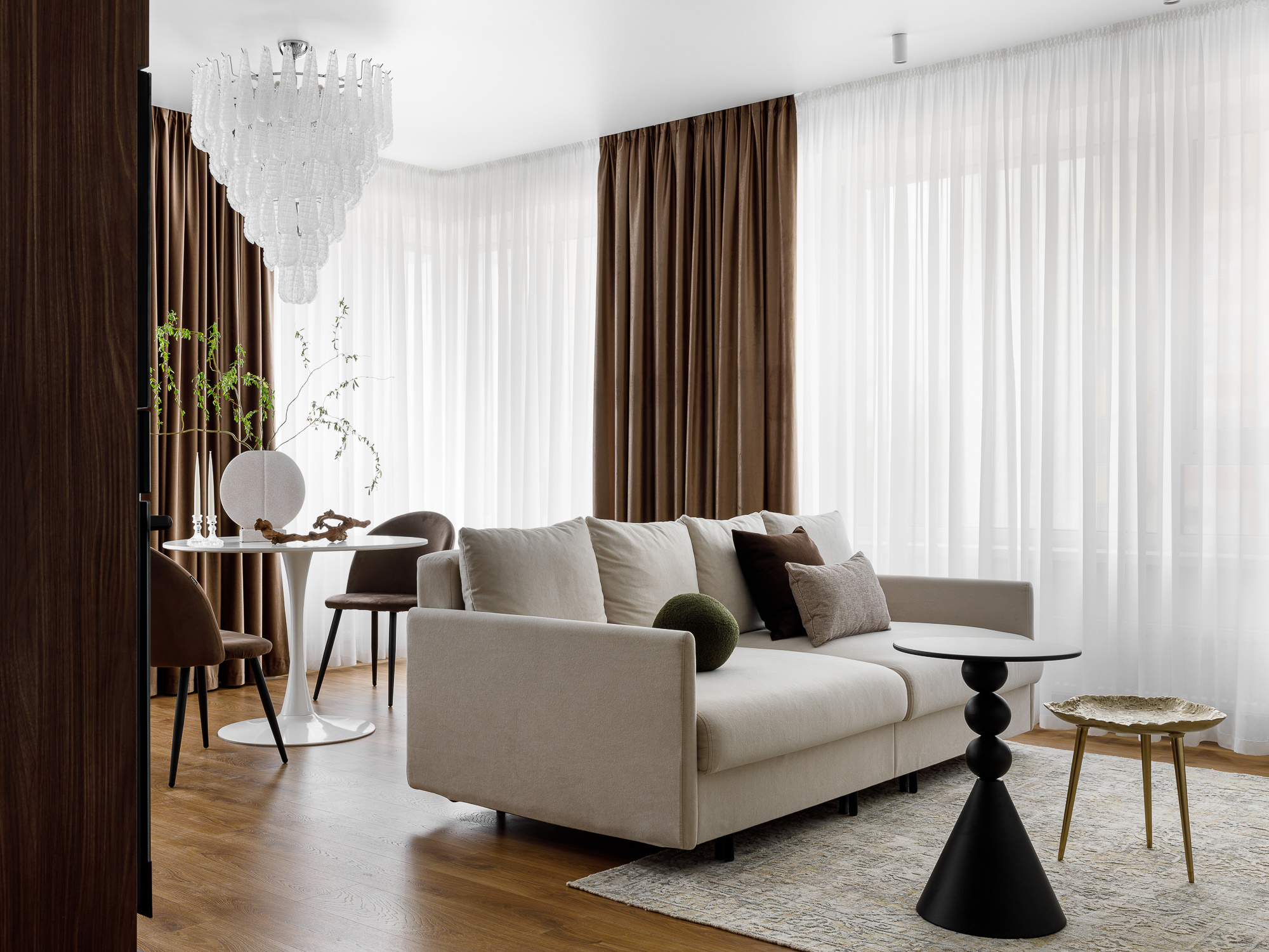 Обложка проекта: Трехкомнатная квартира 65 м2 ЖК Урбаника