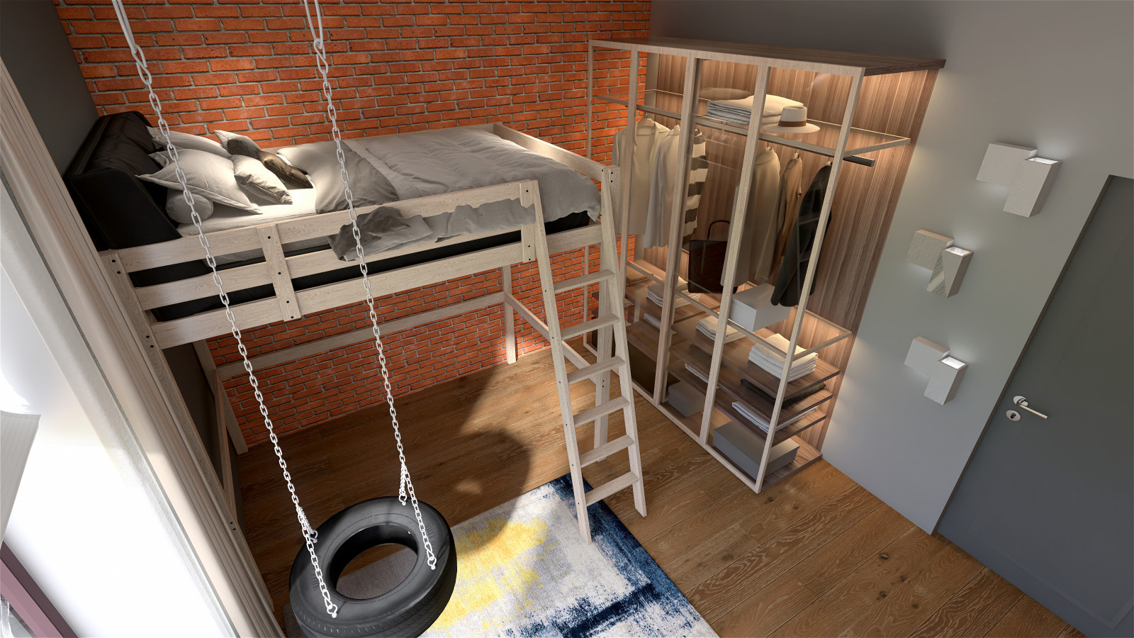 Детская в стиле лофт