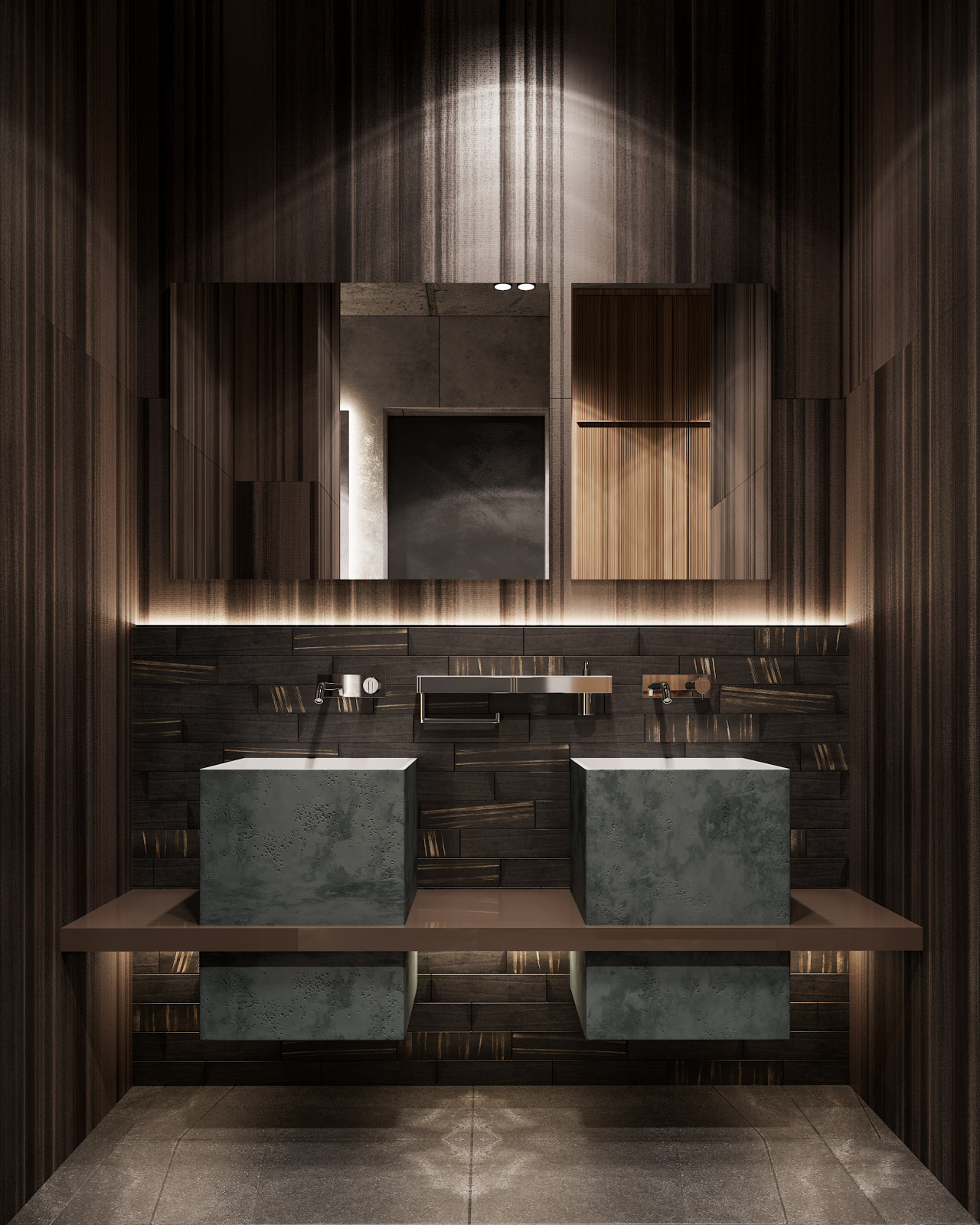 Dark Bathroom