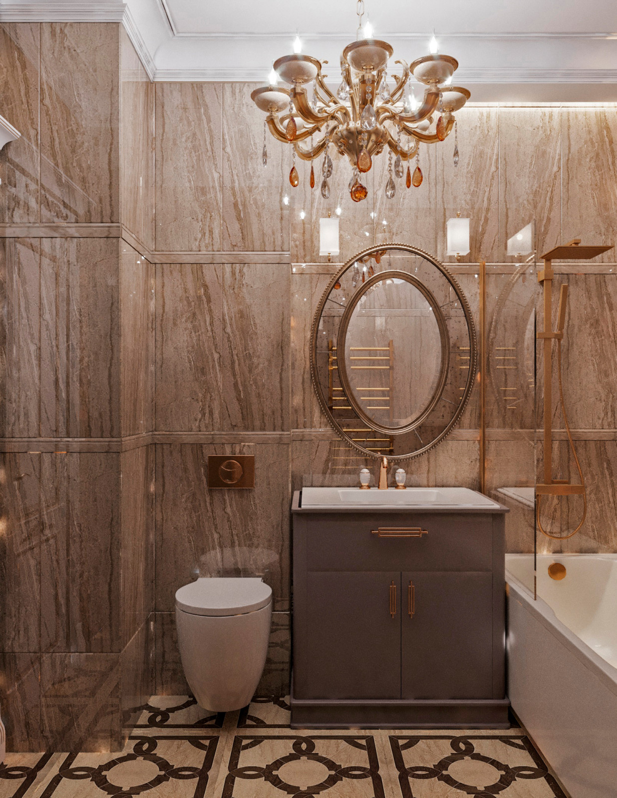 Ренессанс в квартире 100 м2