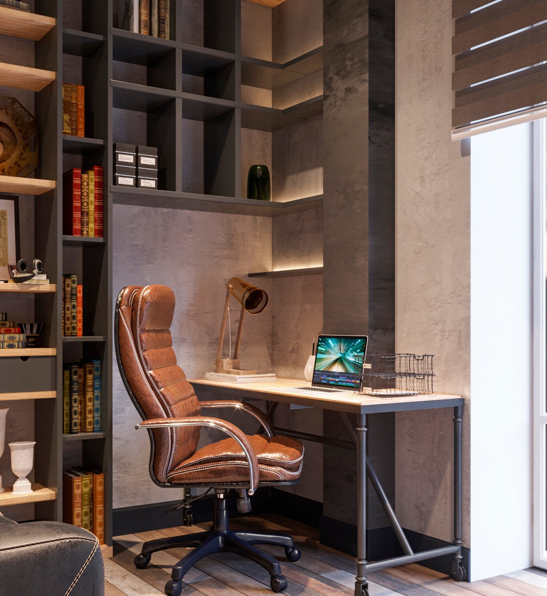 ЖК "Лахта парк" квартира в стиле LOFT 90 м2