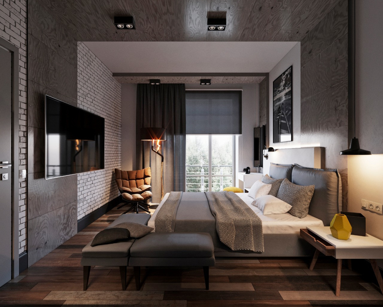 ЖК "Лахта парк" квартира в стиле LOFT 90 м2