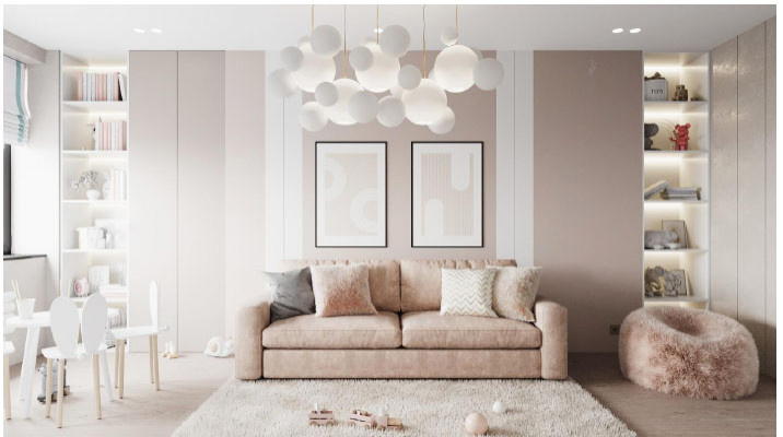 Визуализации действующего проекта в ЖК Маршал