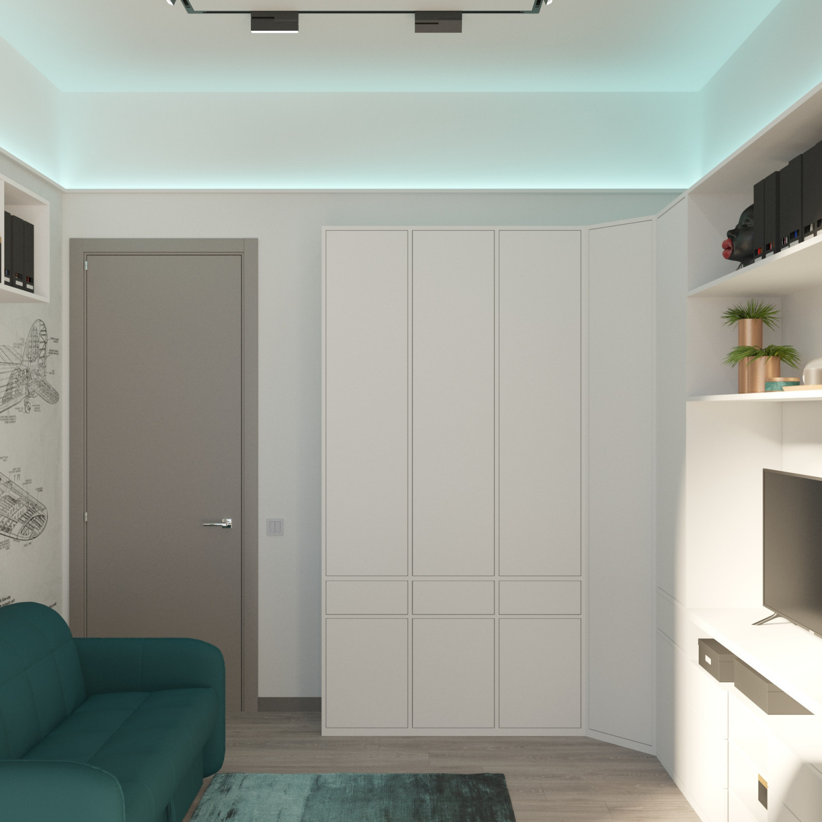Белоснежный home office