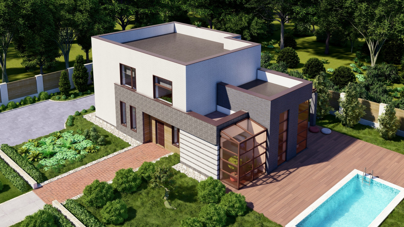 Частный дом "pool house"