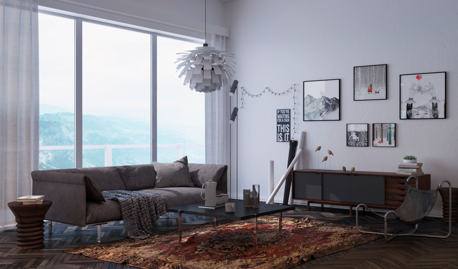 DINING + LIVING ROOM