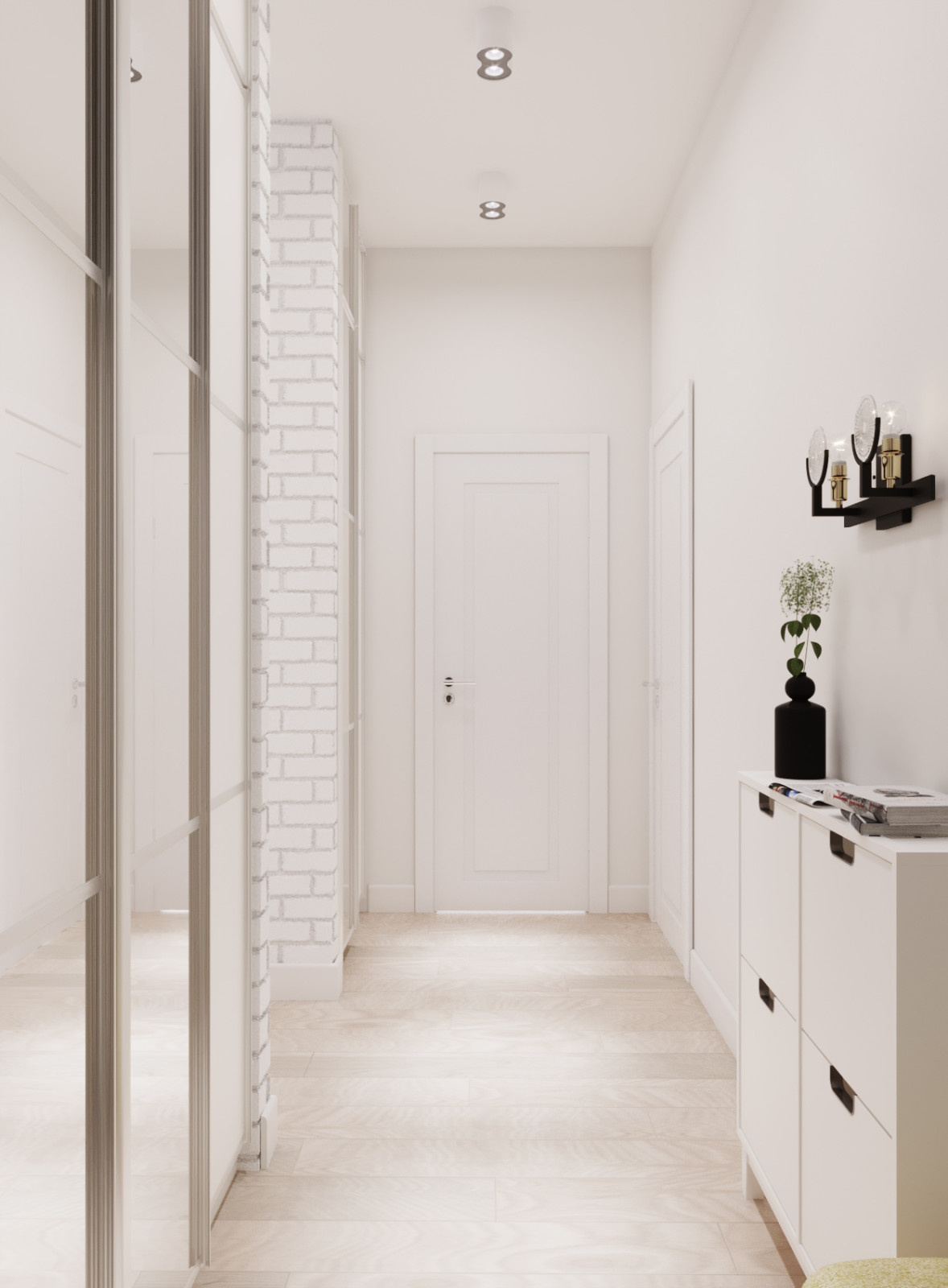 ДИЗАЙН-ПРОЕКТ ИНТЕРЬЕРА КВАРТИРЫ, ЖК ТУШИНО, МОСКВА, 76 М²