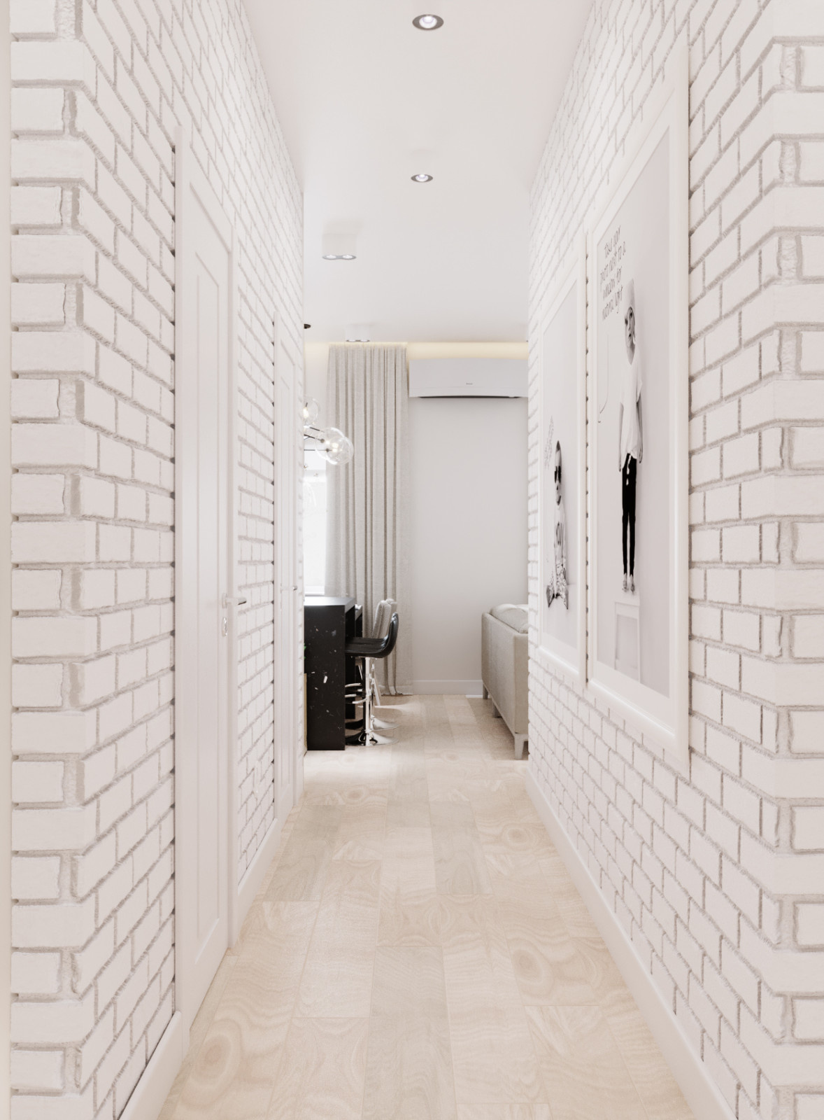 ДИЗАЙН-ПРОЕКТ ИНТЕРЬЕРА КВАРТИРЫ, ЖК ТУШИНО, МОСКВА, 76 М²