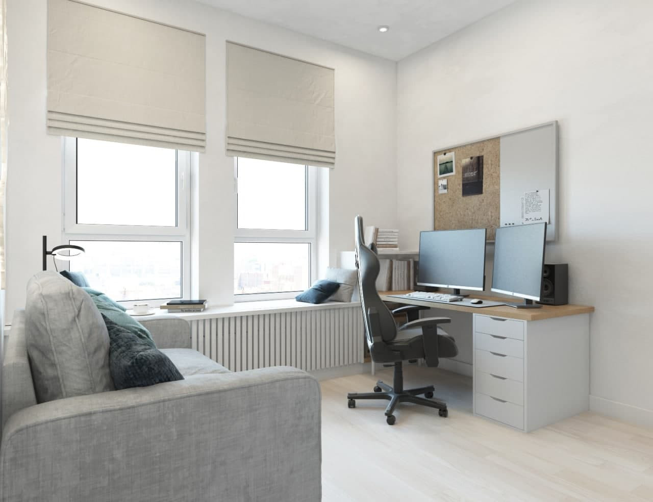 ДИЗАЙН-ПРОЕКТ ИНТЕРЬЕРА КВАРТИРЫ, ЖК GREEN PARK, МОСКВА, 60 М²
