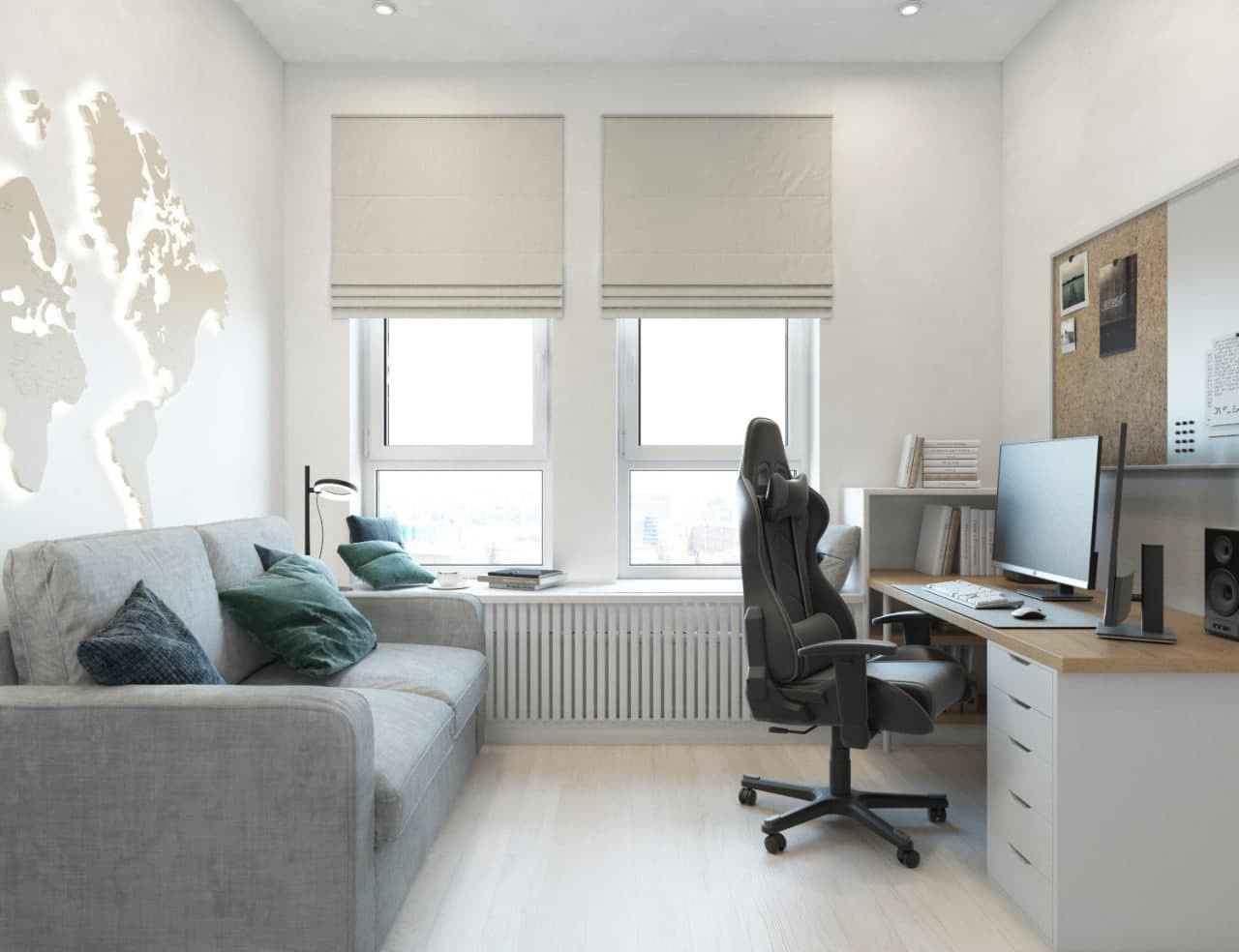 ДИЗАЙН-ПРОЕКТ ИНТЕРЬЕРА КВАРТИРЫ, ЖК GREEN PARK, МОСКВА, 60 М²