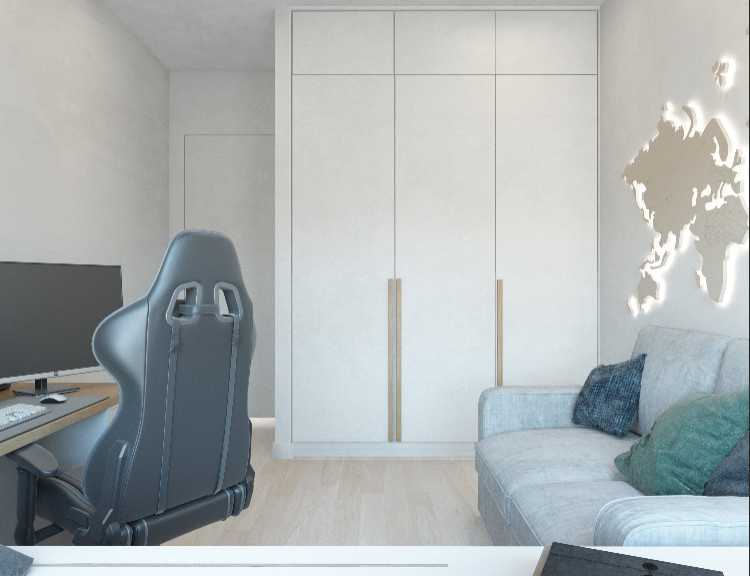 ДИЗАЙН-ПРОЕКТ ИНТЕРЬЕРА КВАРТИРЫ, ЖК GREEN PARK, МОСКВА, 60 М²