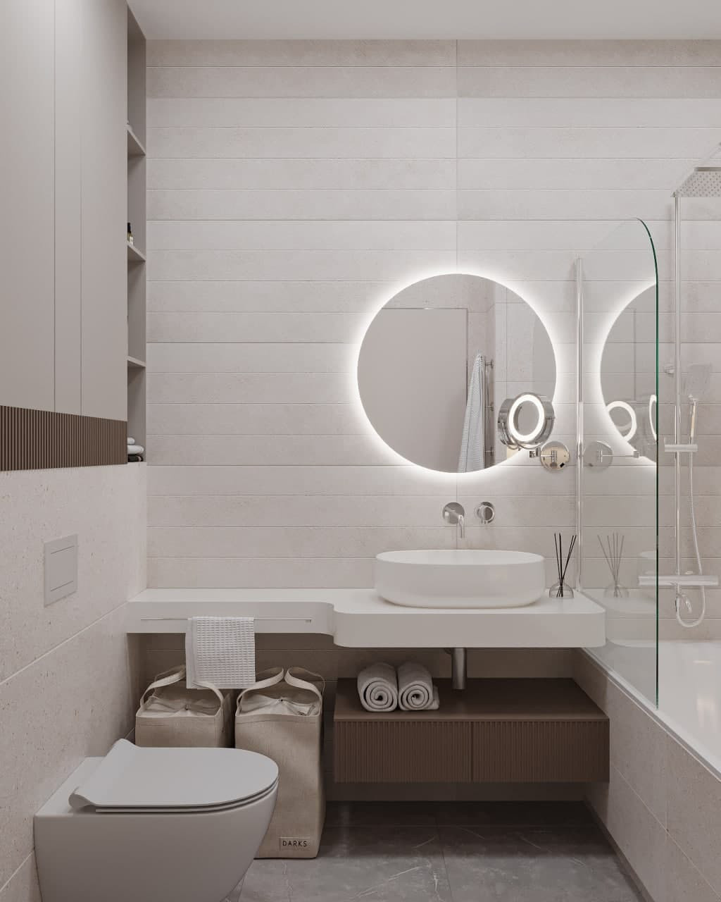 ДИЗАЙН-ПРОЕКТ ИНТЕРЬЕРА КВАРТИРЫ, ЖК GREEN PARK, МОСКВА, 60 М²