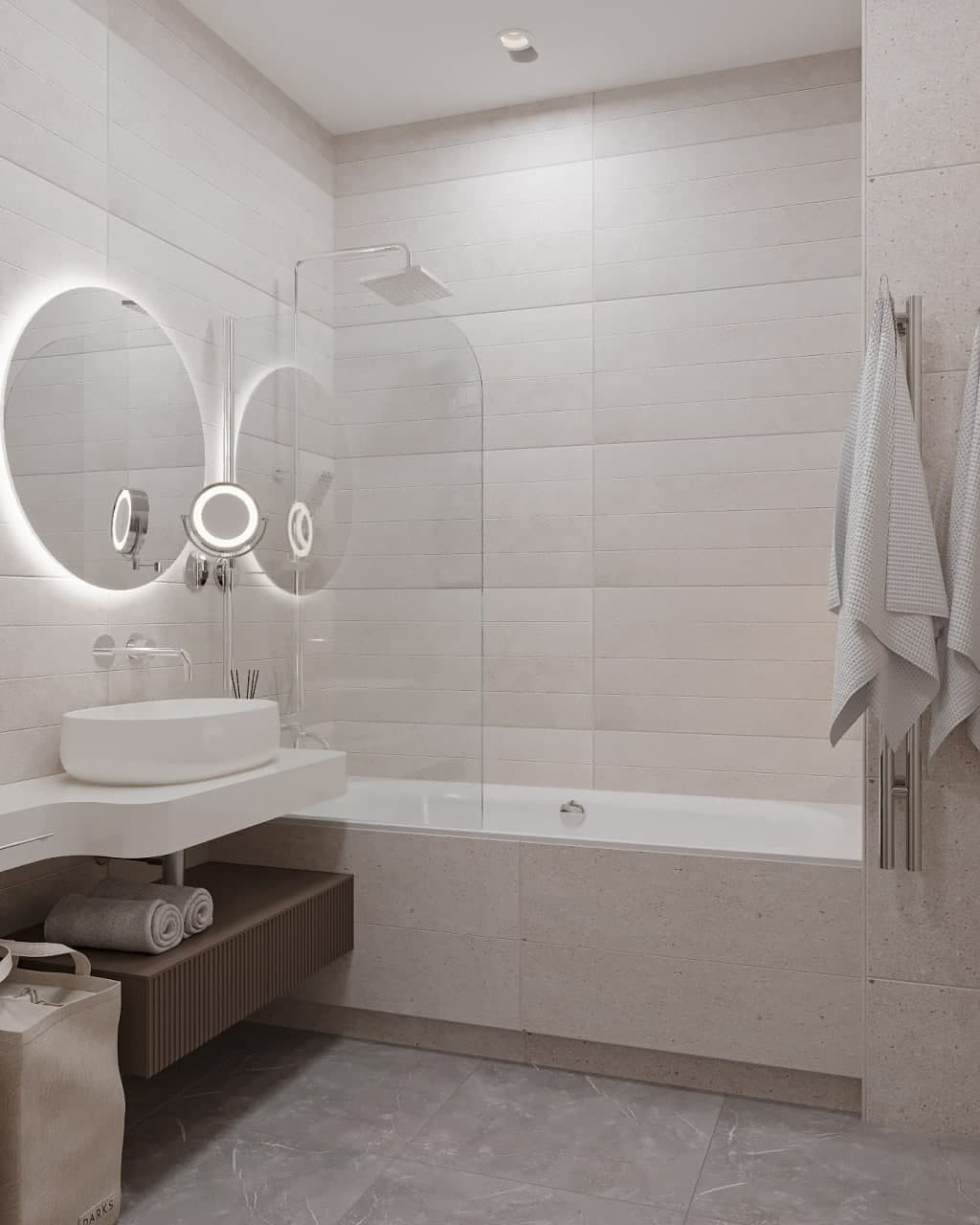 ДИЗАЙН-ПРОЕКТ ИНТЕРЬЕРА КВАРТИРЫ, ЖК GREEN PARK, МОСКВА, 60 М²
