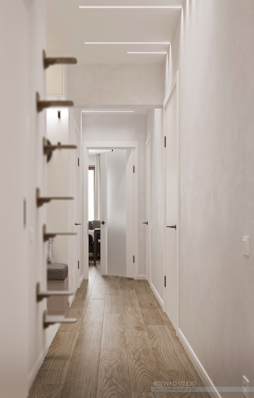 Проект трехкомнатной квариты (82 м²) в Санкт-Петербурге