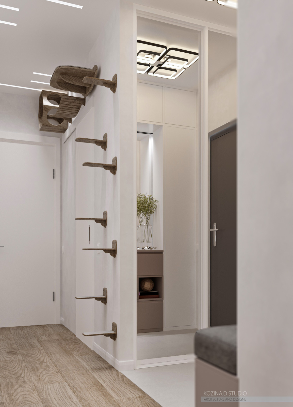 Проект трехкомнатной квариты (82 м²) в Санкт-Петербурге