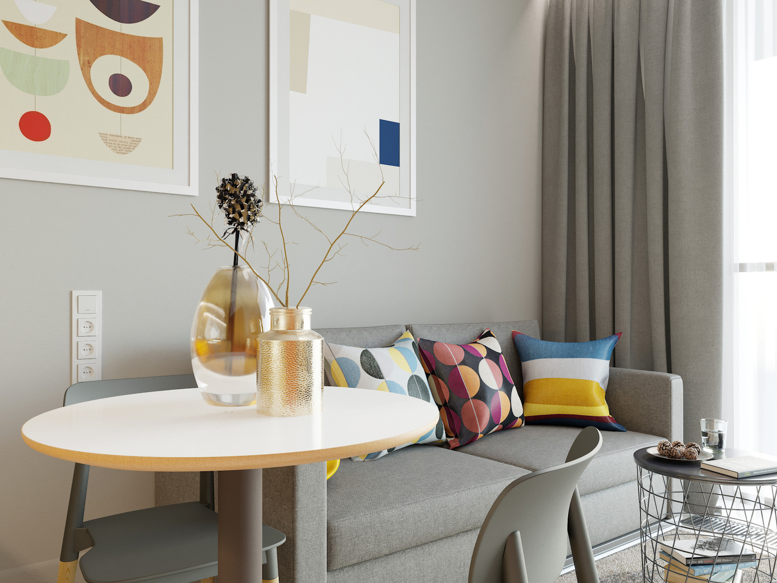 Номер SMART в современном стиле в апарт-отеле PRIME RESIDENCE