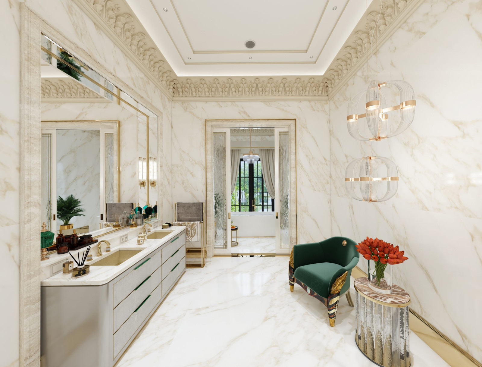 РЕЗИДЕНЦИЯ В ПОСЕЛКЕ РАЗДОРЫ, 1800 М²