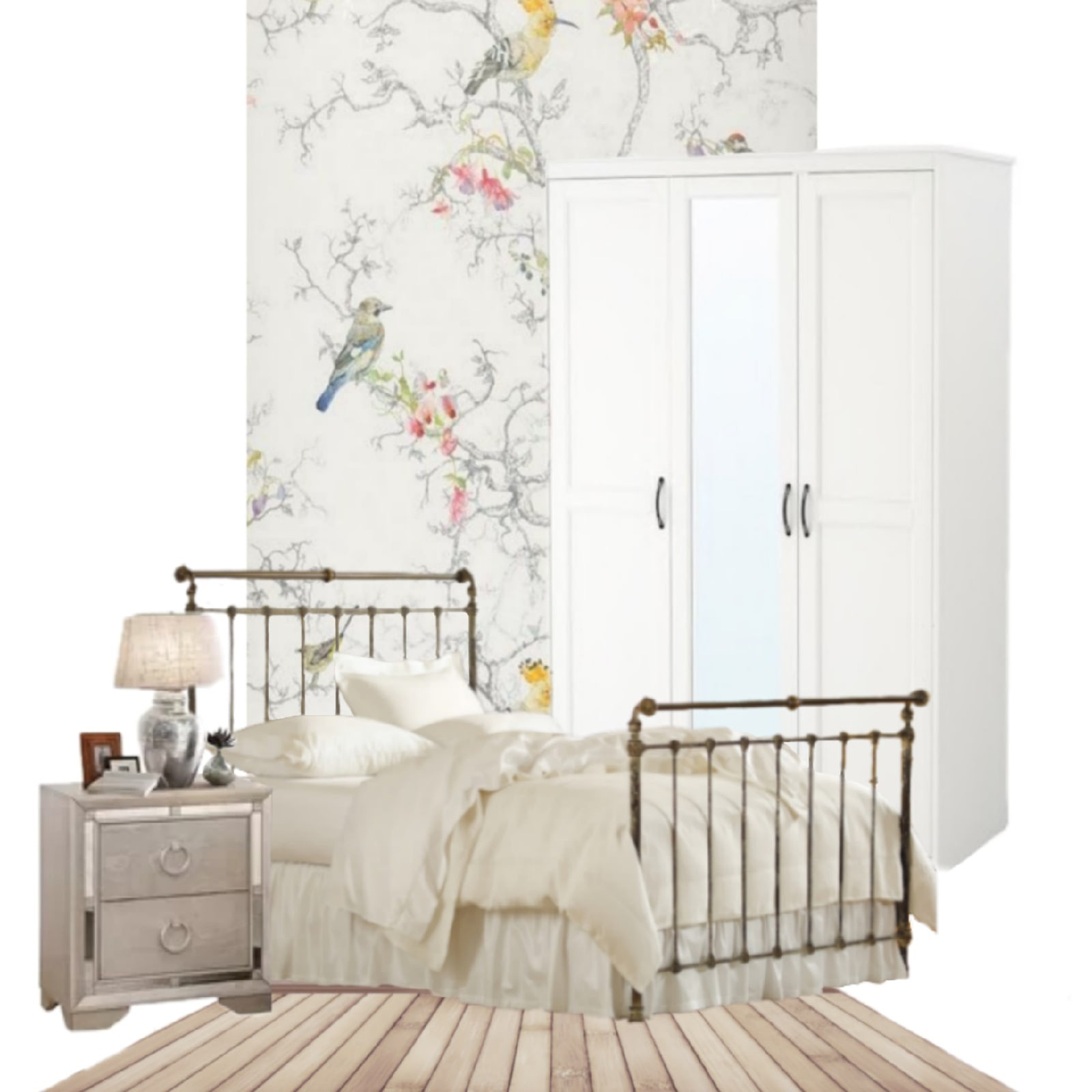 Практика в ZimArt studio (мудборд спальни)